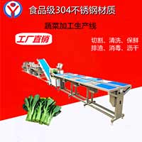 2022年最新款蔬菜清洗切配流水線，凈菜加工生產(chǎn)線設(shè)備